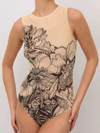 Classic Vintage Swimsuit with a Flattering Fit