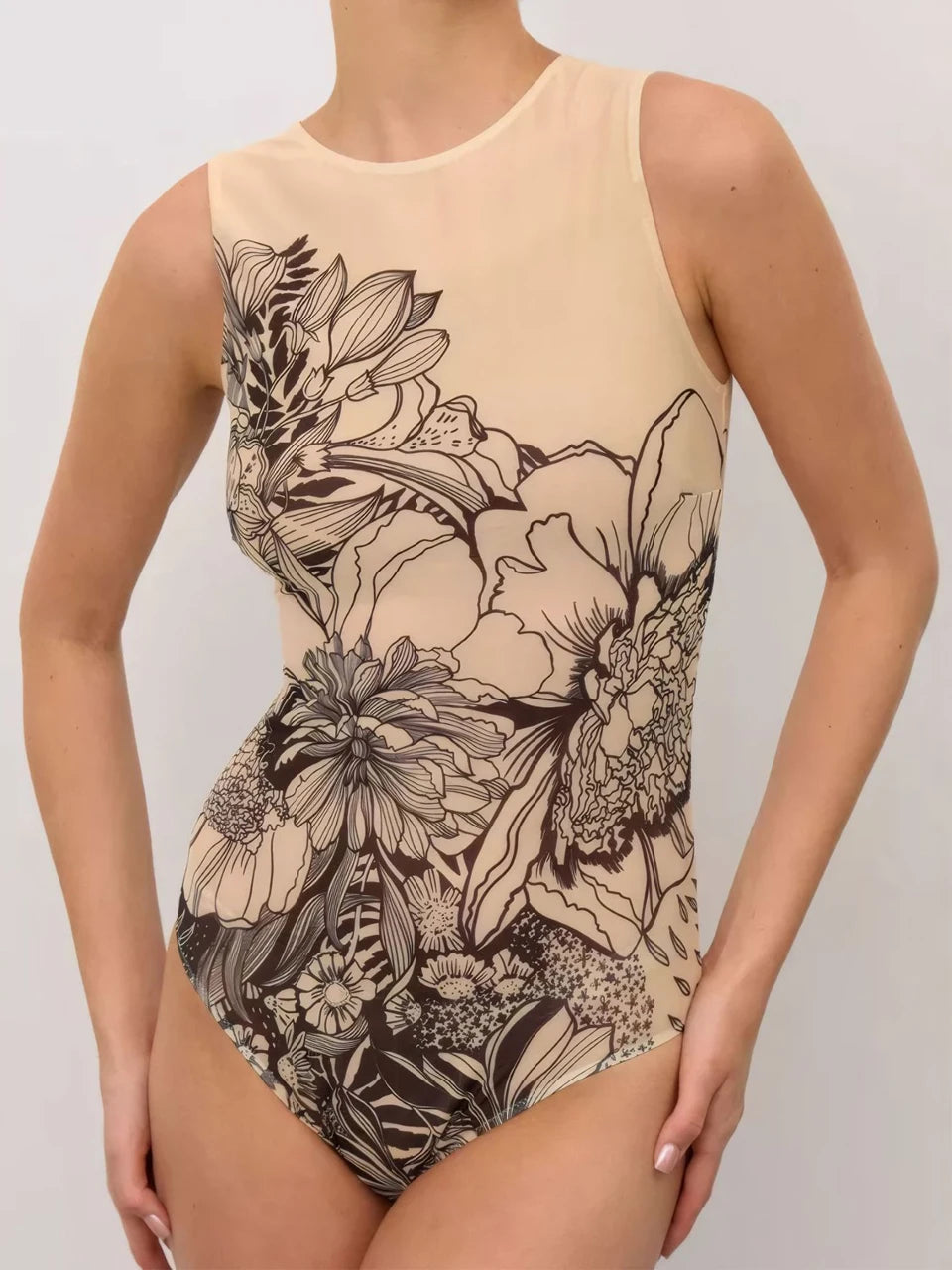 Classic Vintage Swimsuit with a Flattering Fit