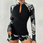 Subtly Elegant Bathing Suit with a Refined Vintage Look