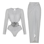 Beautifully Finished Bathing Suit in a Timeless Design