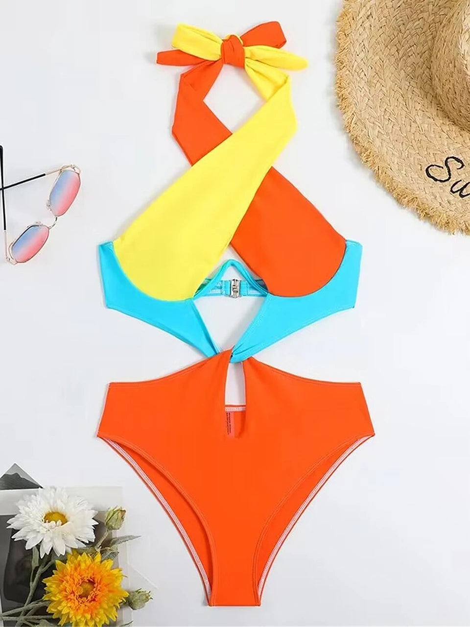 Classic Vintage Monokini with a Flattering Fit