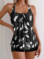 Casually Elegant Swimsuit with a Refined Edge