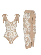 Subtly Elegant Bathing Suit with a Refined Vintage Look