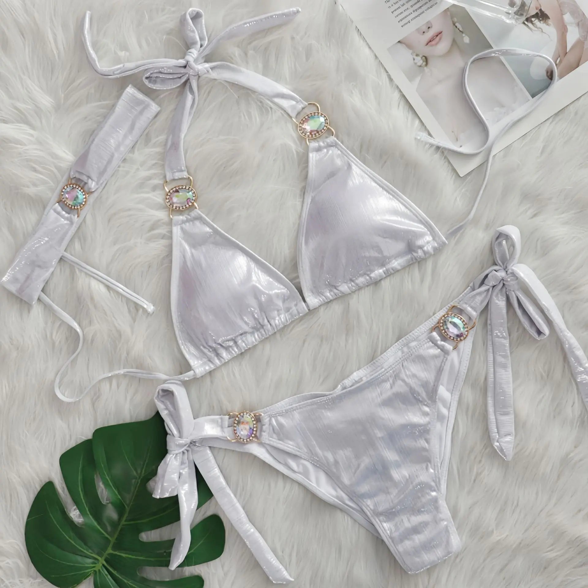 Subtly Elegant Bathing Suit with a Refined Vintage Look