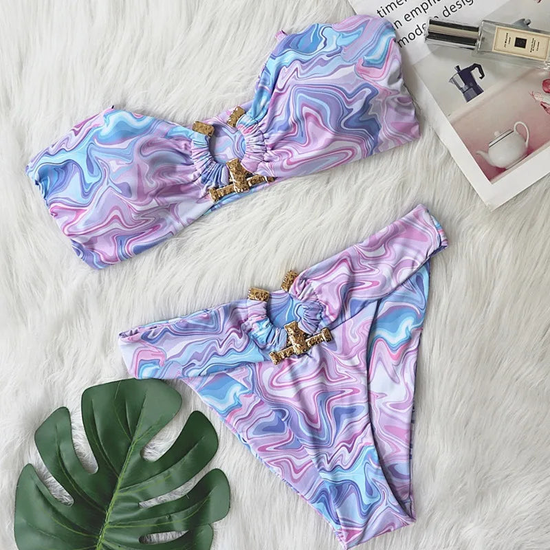 Classic Vintage Bathing Suit with a Flattering Fit
