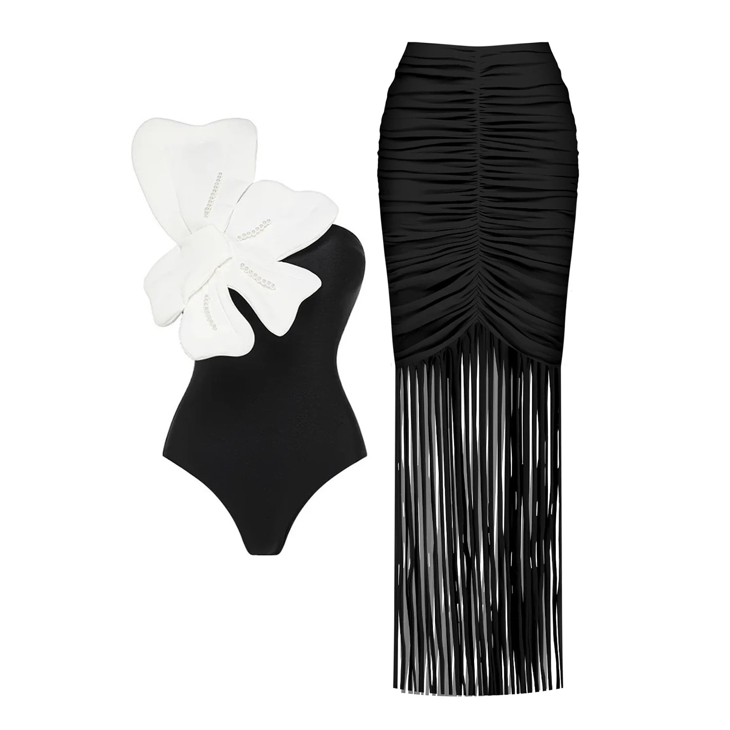 Casually Elegant Bathing Suit with a Refined Edge