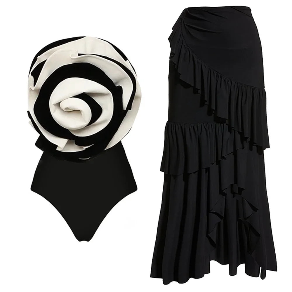 Classic Vintage Bathing Suit with a Flattering Fit