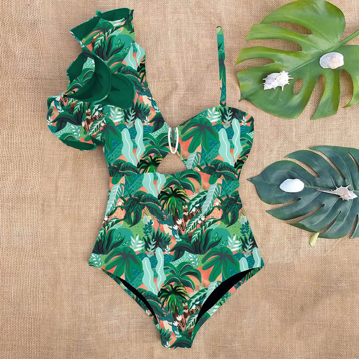 Finely Styled Bathing Suit with a Classic Vintage Look