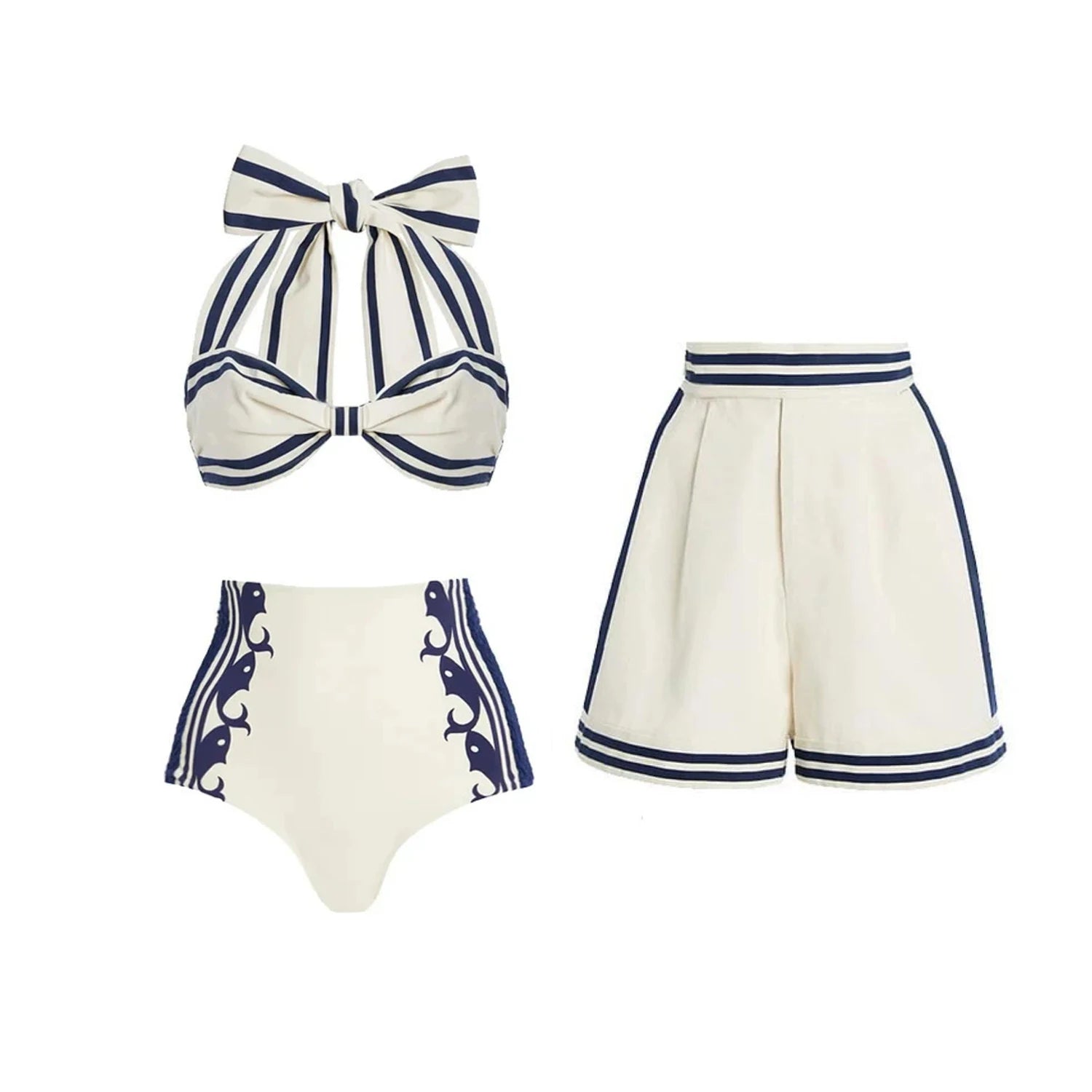 Classic Vintage Bathing Suit with a Flattering Fit