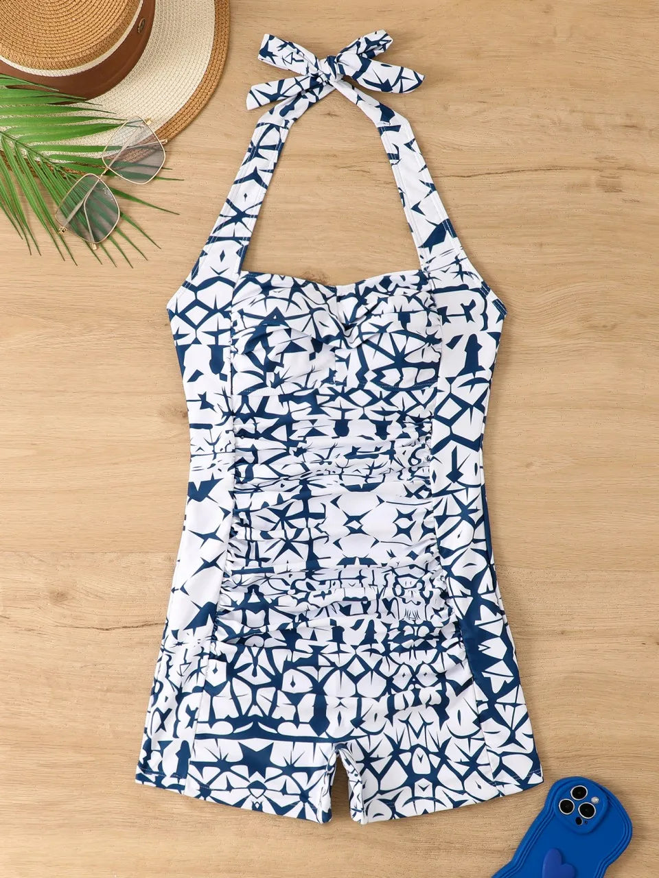 Casually Elegant Swimsuit with a Refined Edge