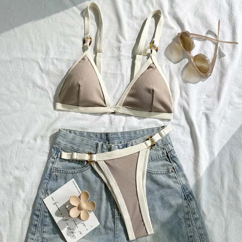 Finely Styled Bathing Suit with a Classic Vintage Look