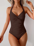 Subtly Elegant Swimsuit with a Refined Vintage Look