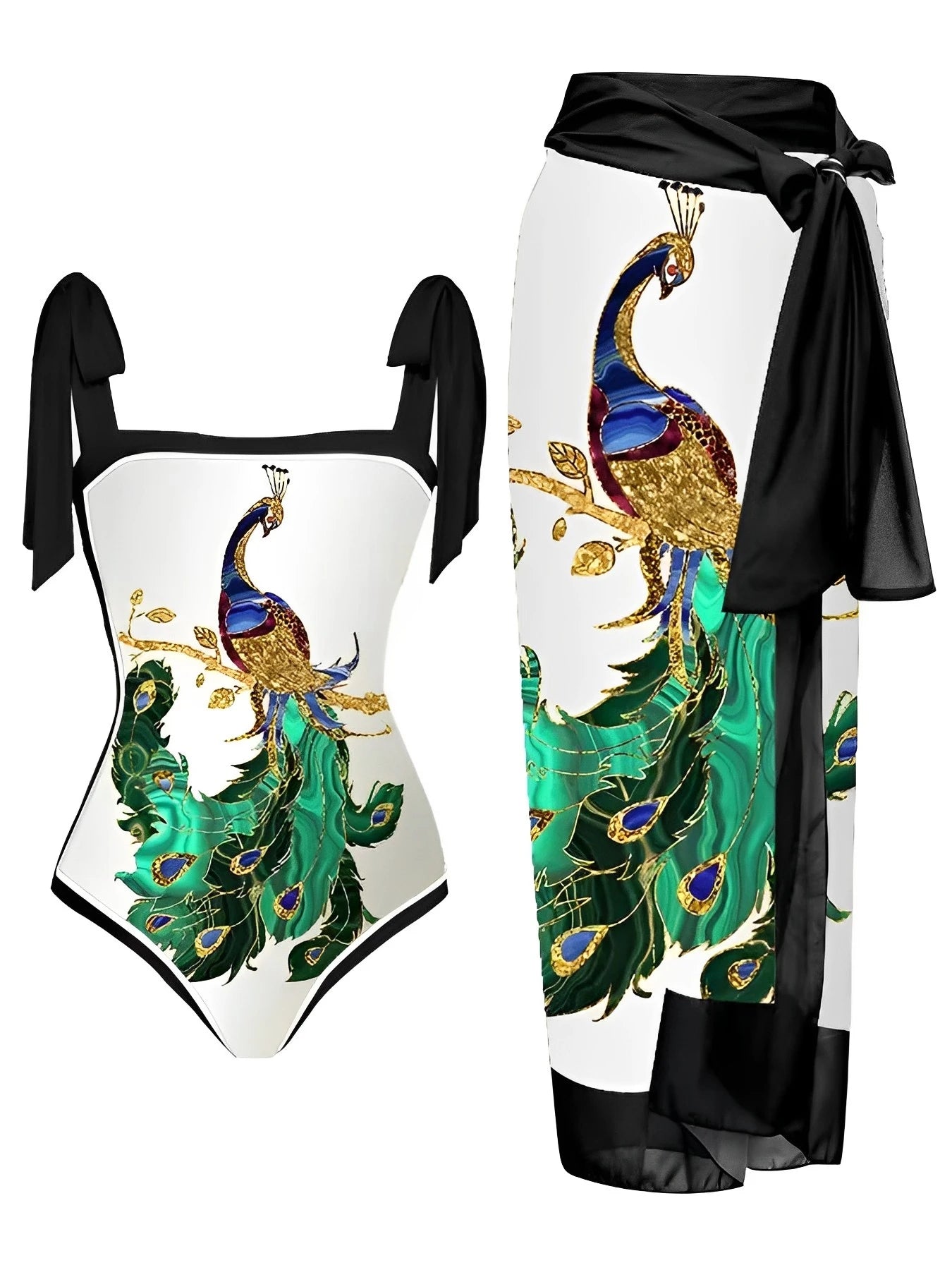 Casually Elegant Swimsuit with a Refined Edge