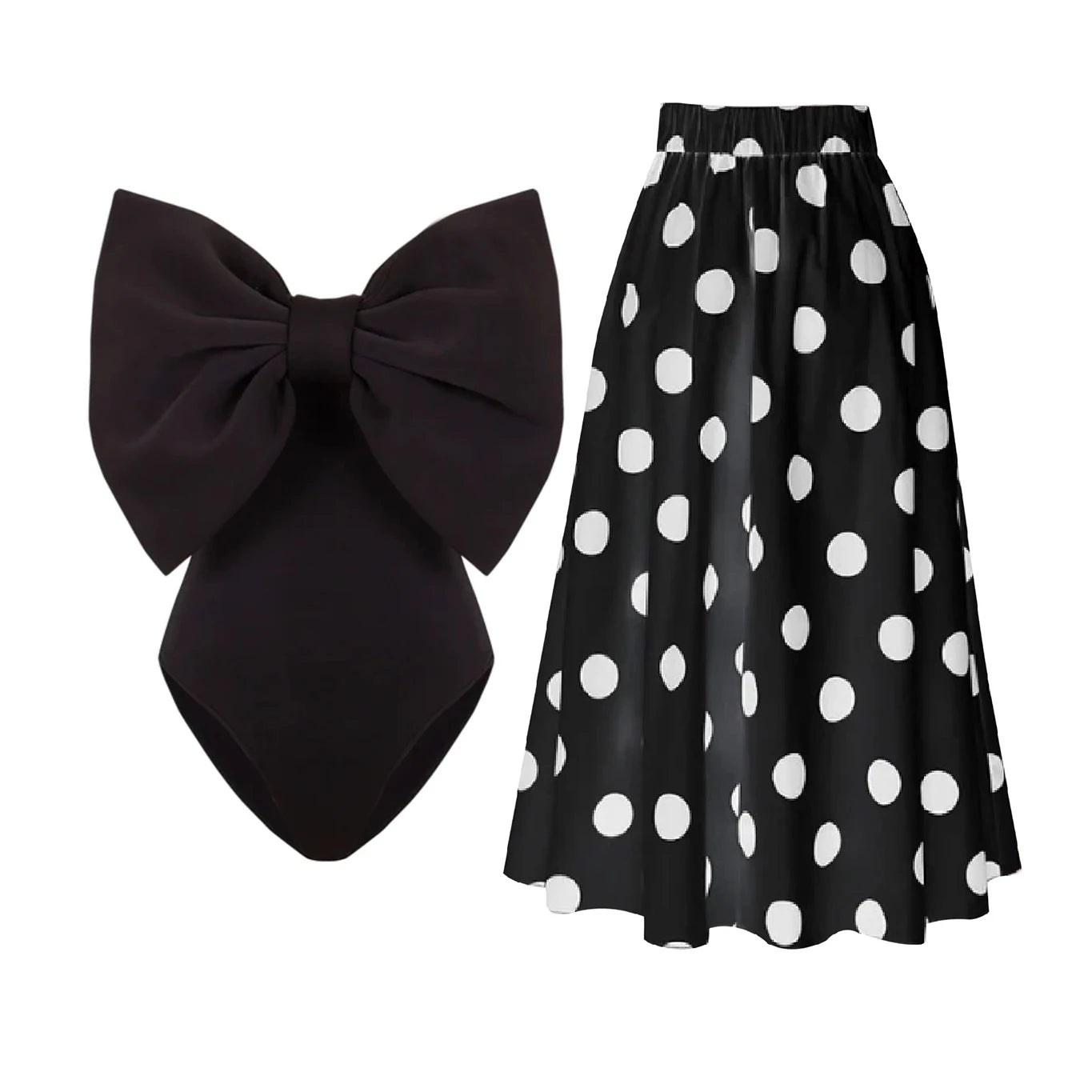 Finely Styled Bathing Suit with a Classic Vintage Look