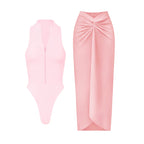 Casually Elegant Swimsuit with a Refined Edge