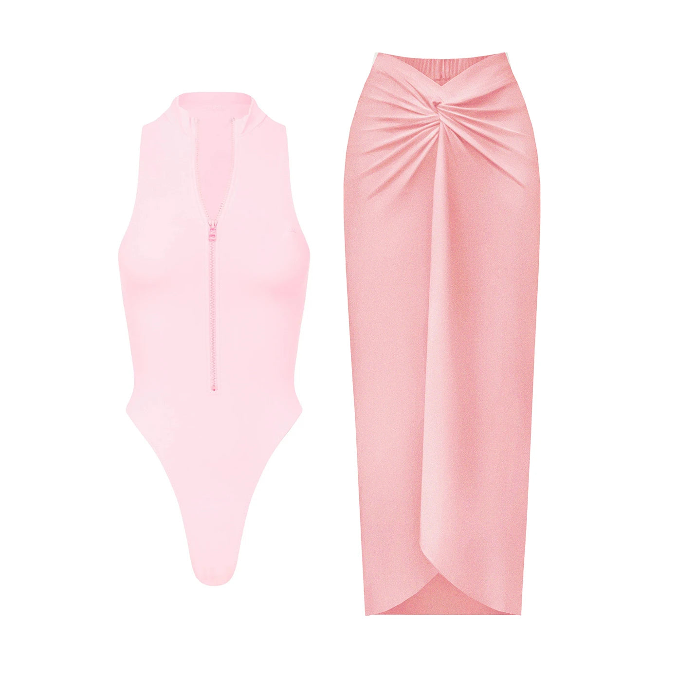 Casually Elegant Swimsuit with a Refined Edge