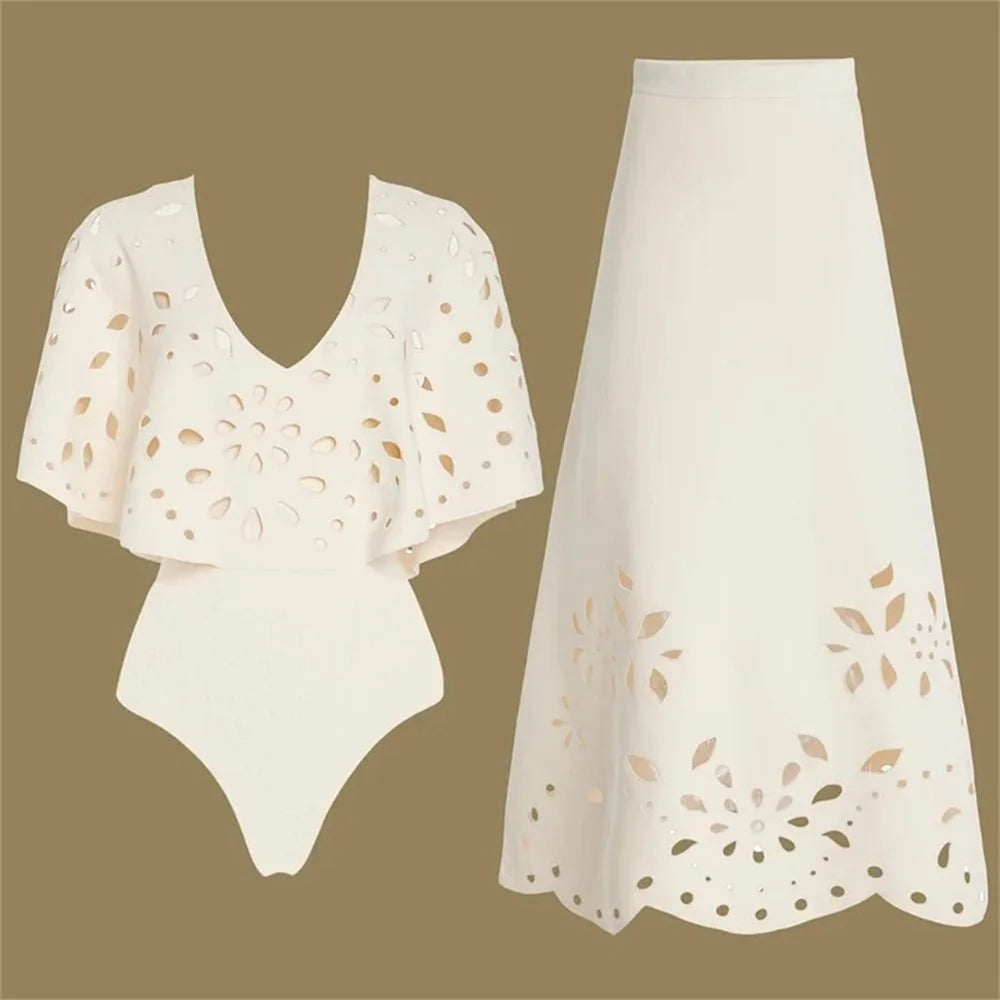 Classic Vintage Bathing Suit with a Flattering Fit
