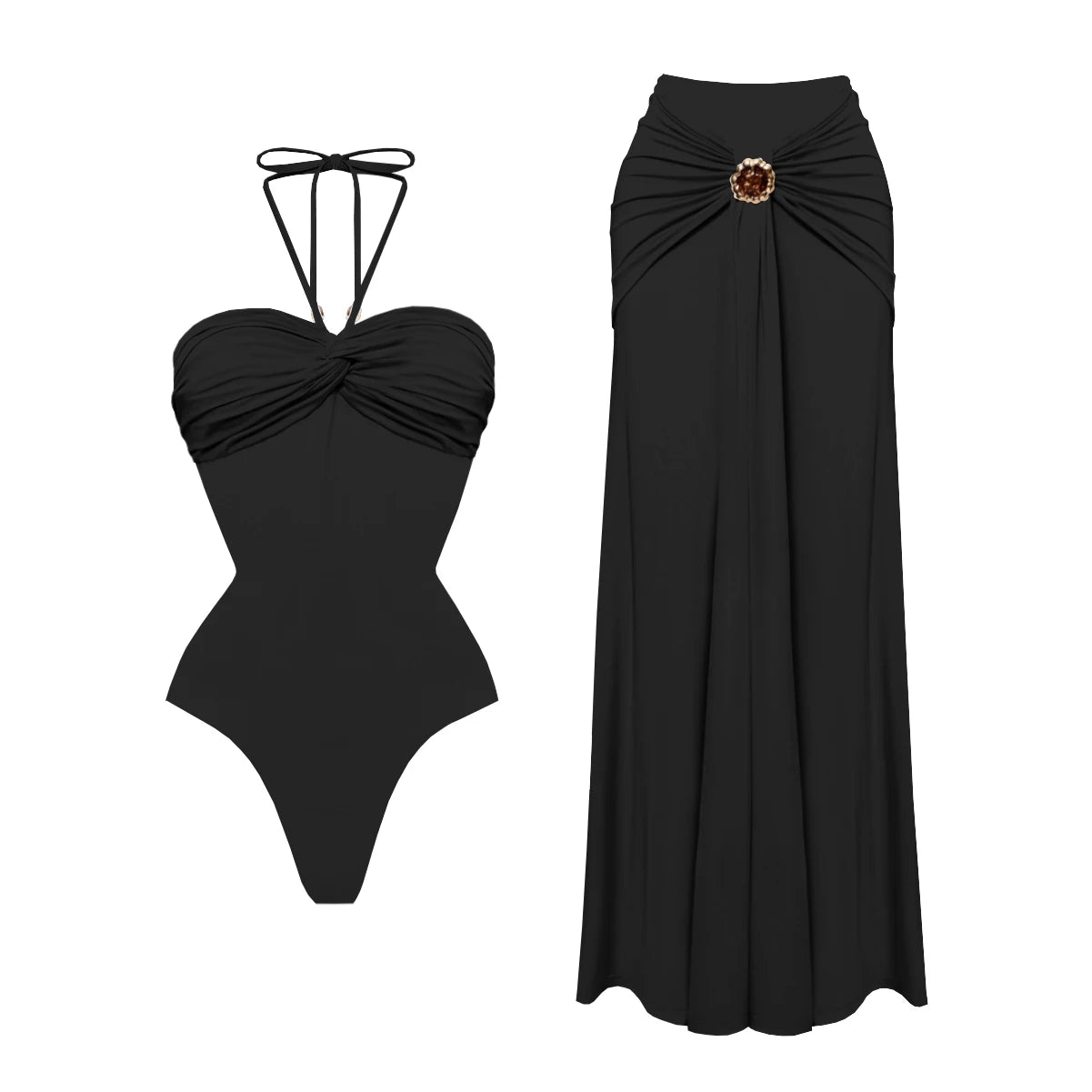 Effortlessly Elegant Bathing Suit with a Timeless Design