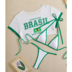 Finely Styled Bathing Suit with a Classic Vintage Look