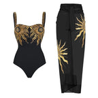 Finely Styled Bathing Suit with a Classic Vintage Look