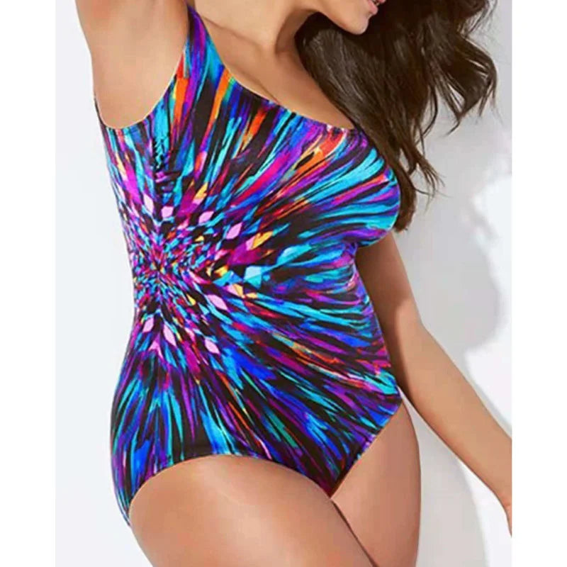 Subtly Elegant Bathing Suit with a Refined Vintage Look
