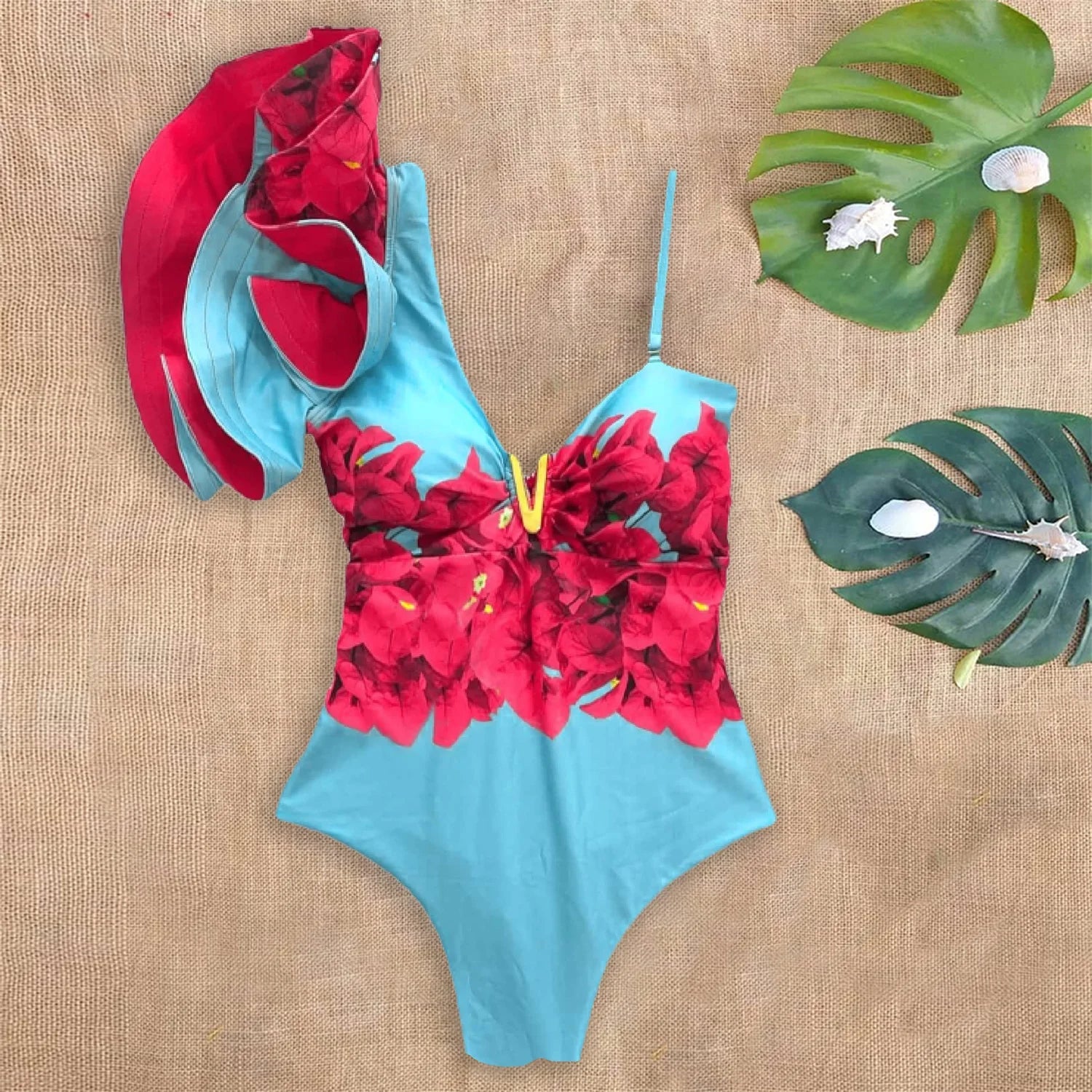 Finely Styled Bathing Suit with a Classic Vintage Look