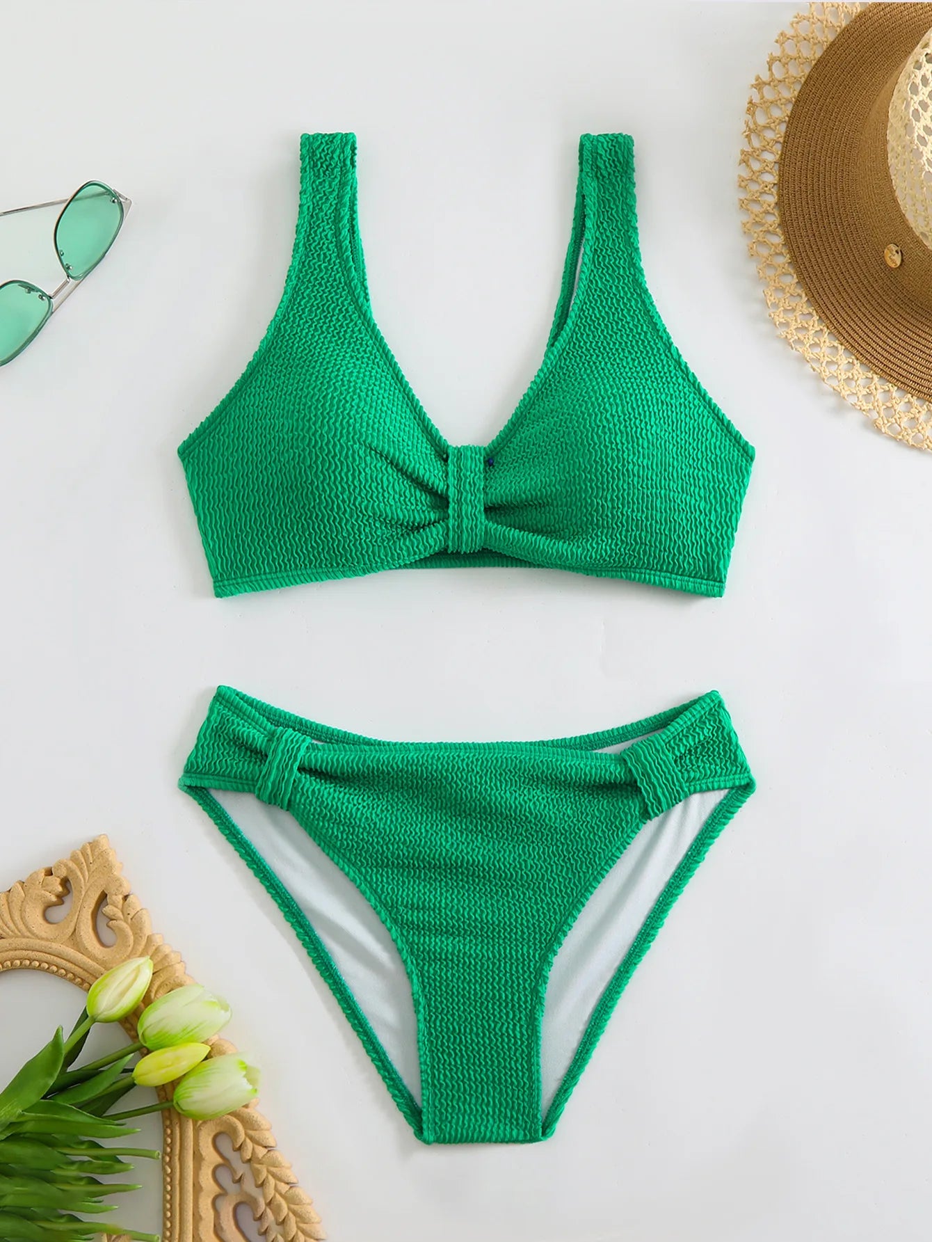 Vintage Inspired Bathing Suit with a Contemporary Edge