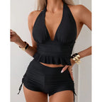 Subtly Elegant Bathing Suit with a Refined Vintage Look