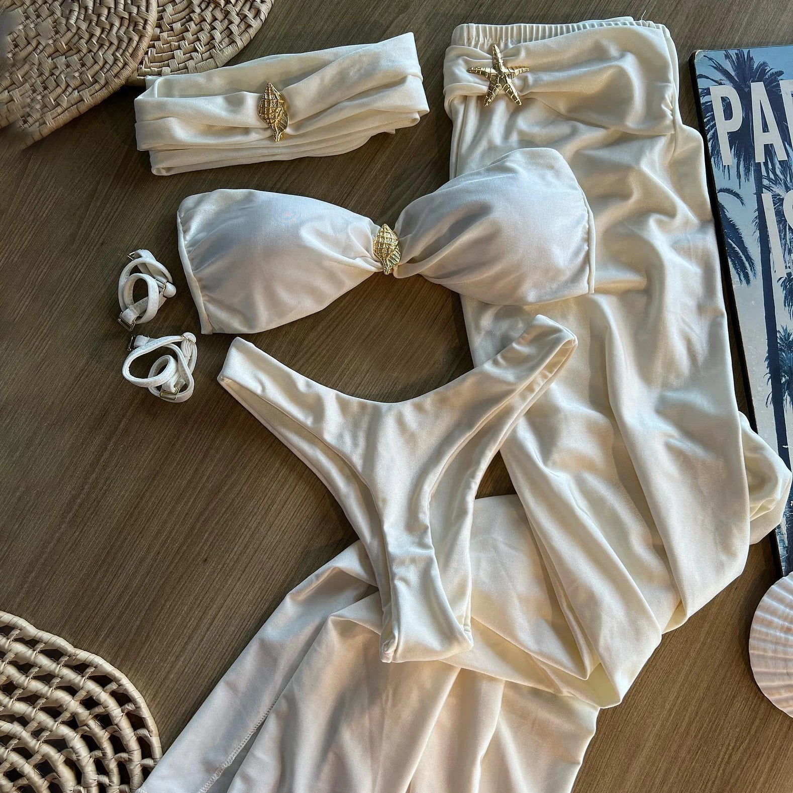 Casually Elegant Bathing Suit with a Refined Edge