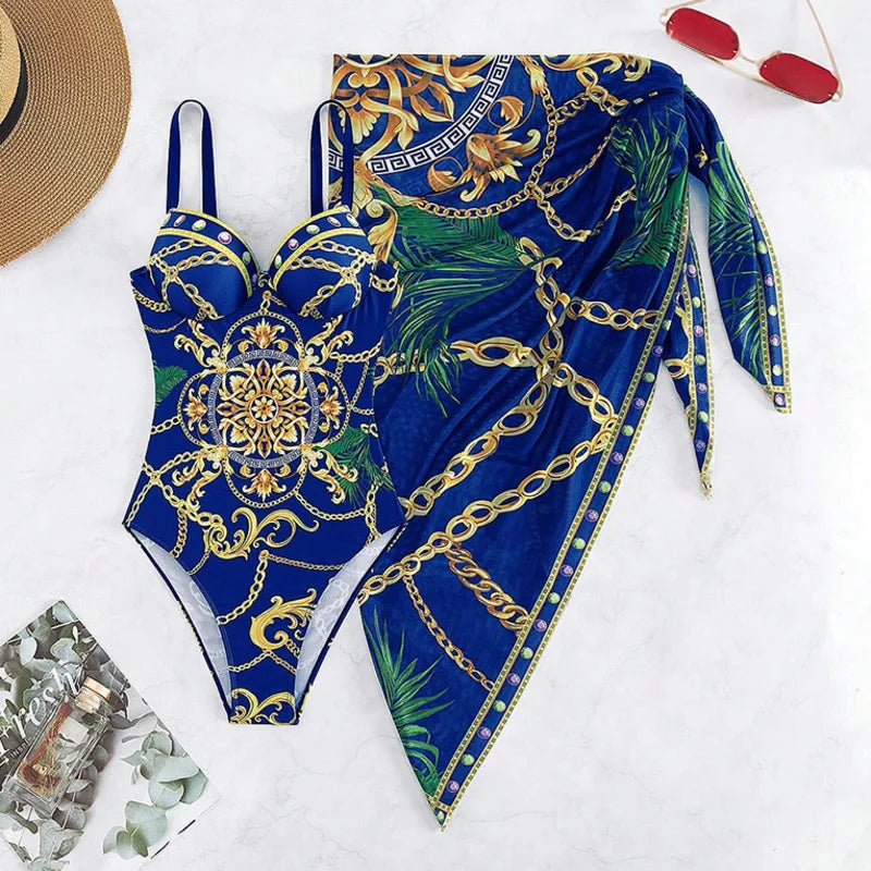 Classic Vintage Bathing Suit with a Flattering Fit