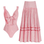 Beautifully Finished Bathing Suit in a Timeless Design
