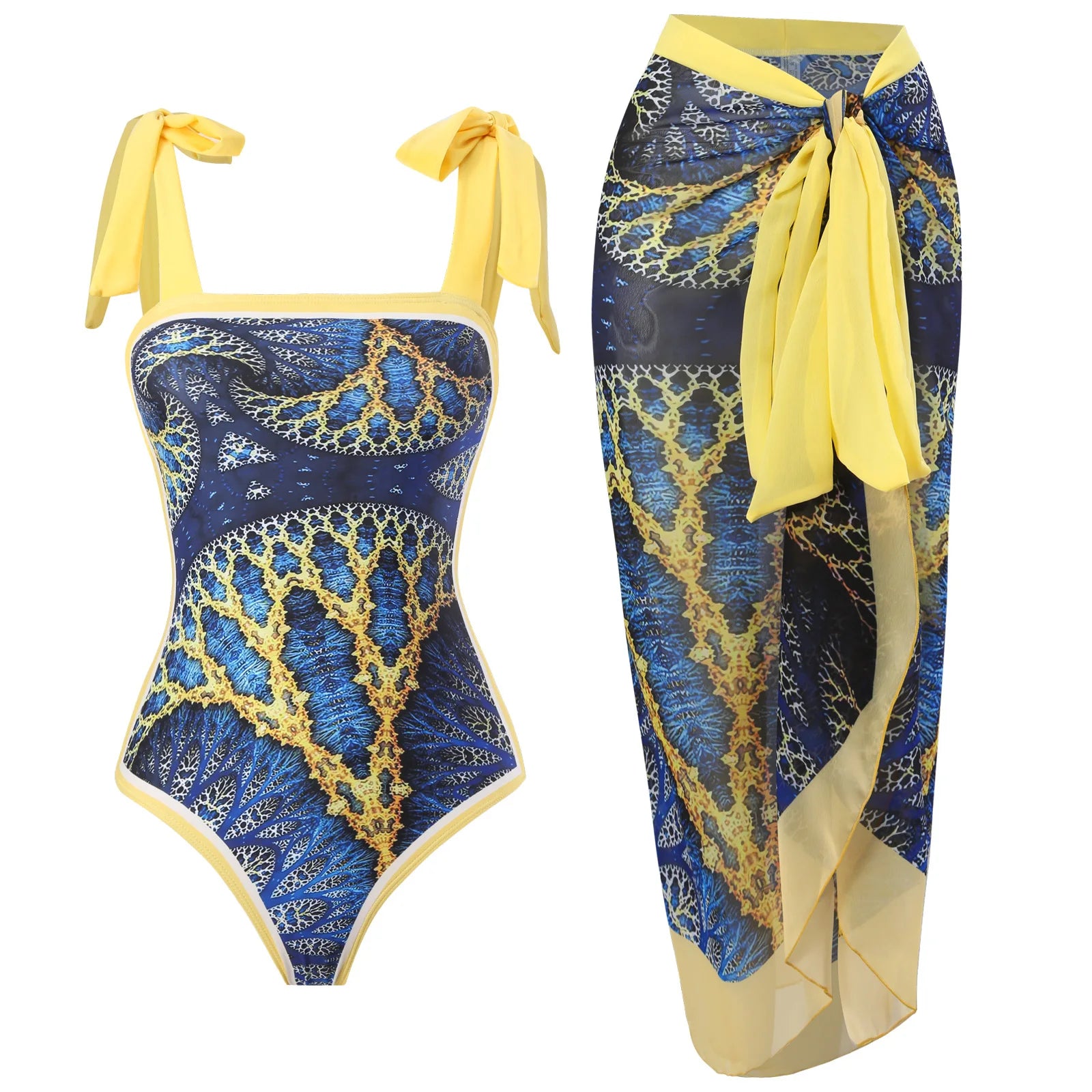 Casually Elegant Swimsuit with a Refined Edge