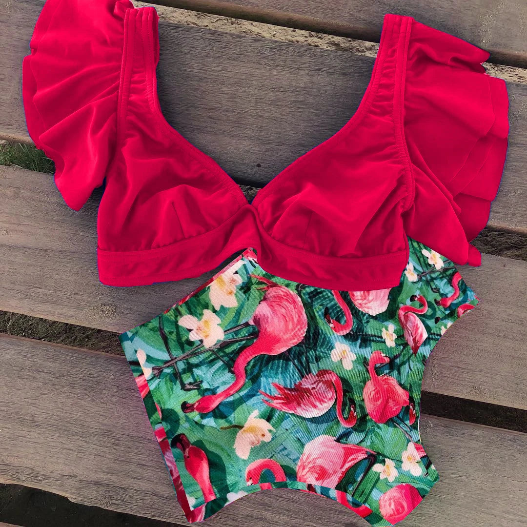 Classic Vintage Bathing Suit with a Flattering Fit
