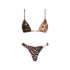 Classic Vintage Bikini with a Flattering Fit