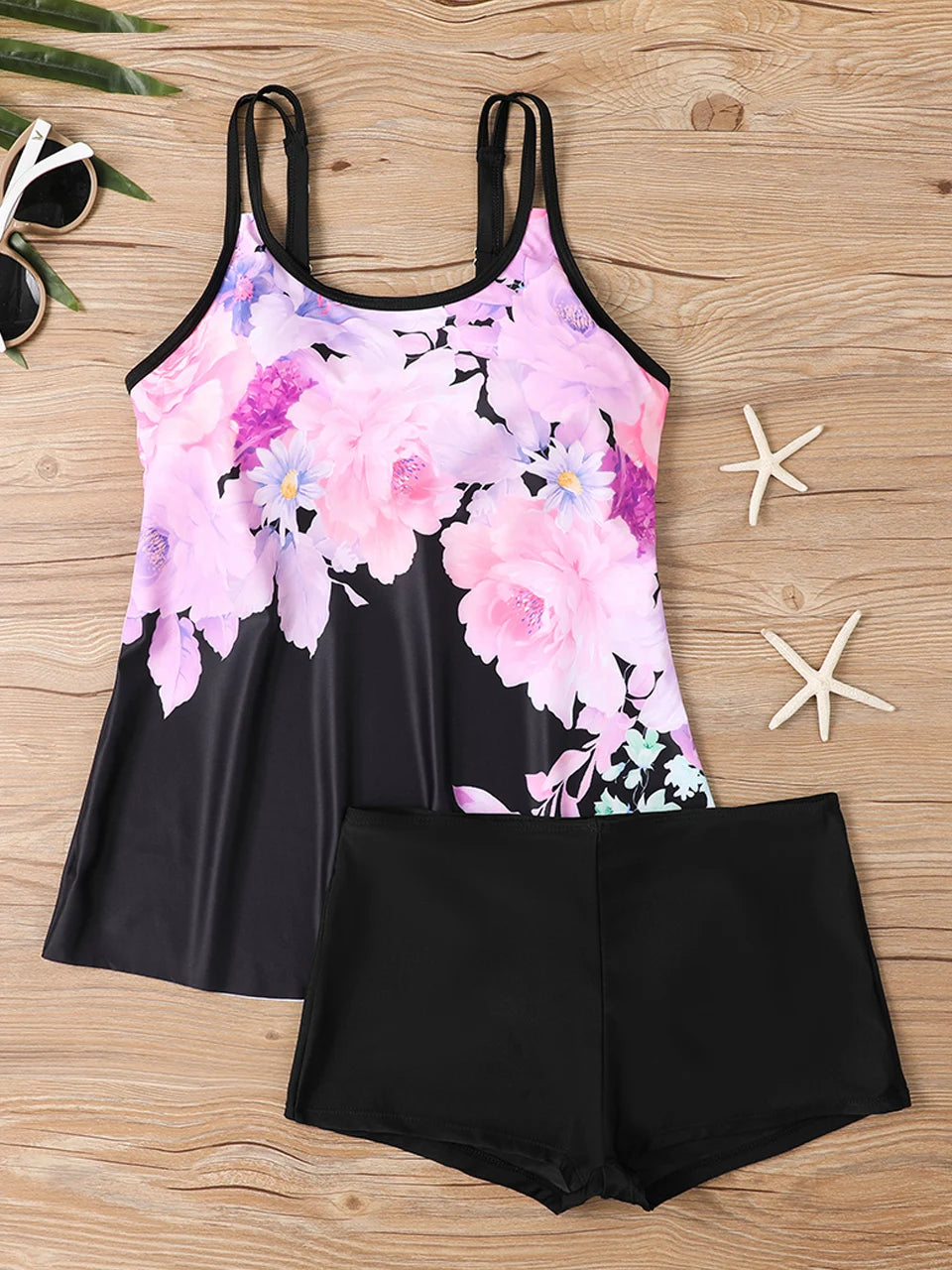 Subtly Elegant Bathing Suit with a Refined Vintage Look