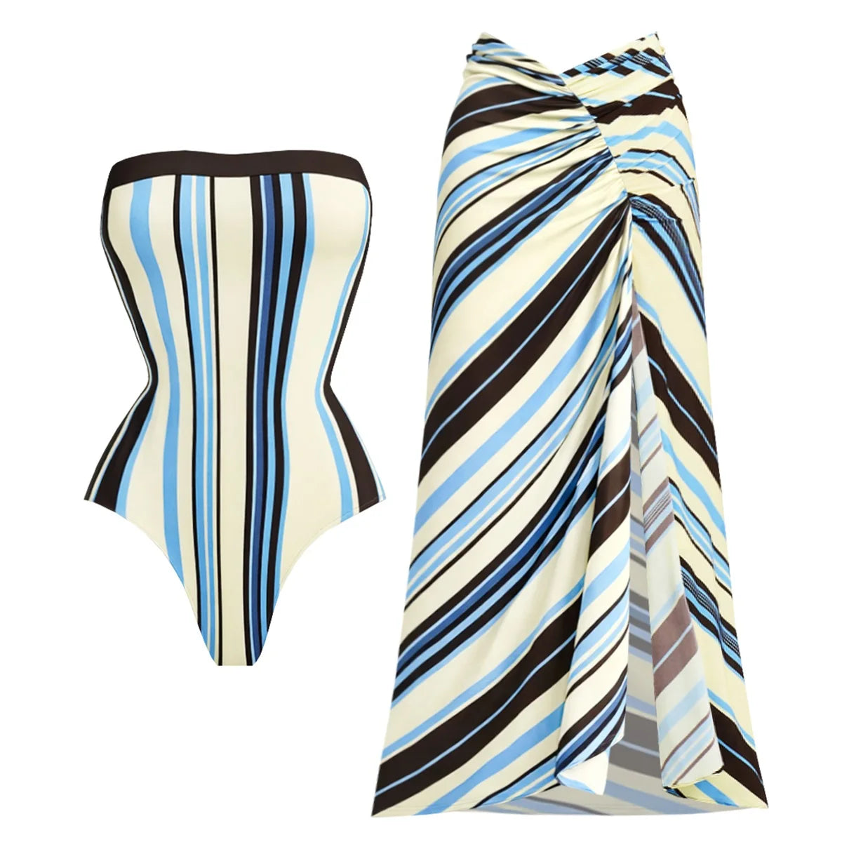 Classic Vintage Bathing Suit with a Flattering Fit