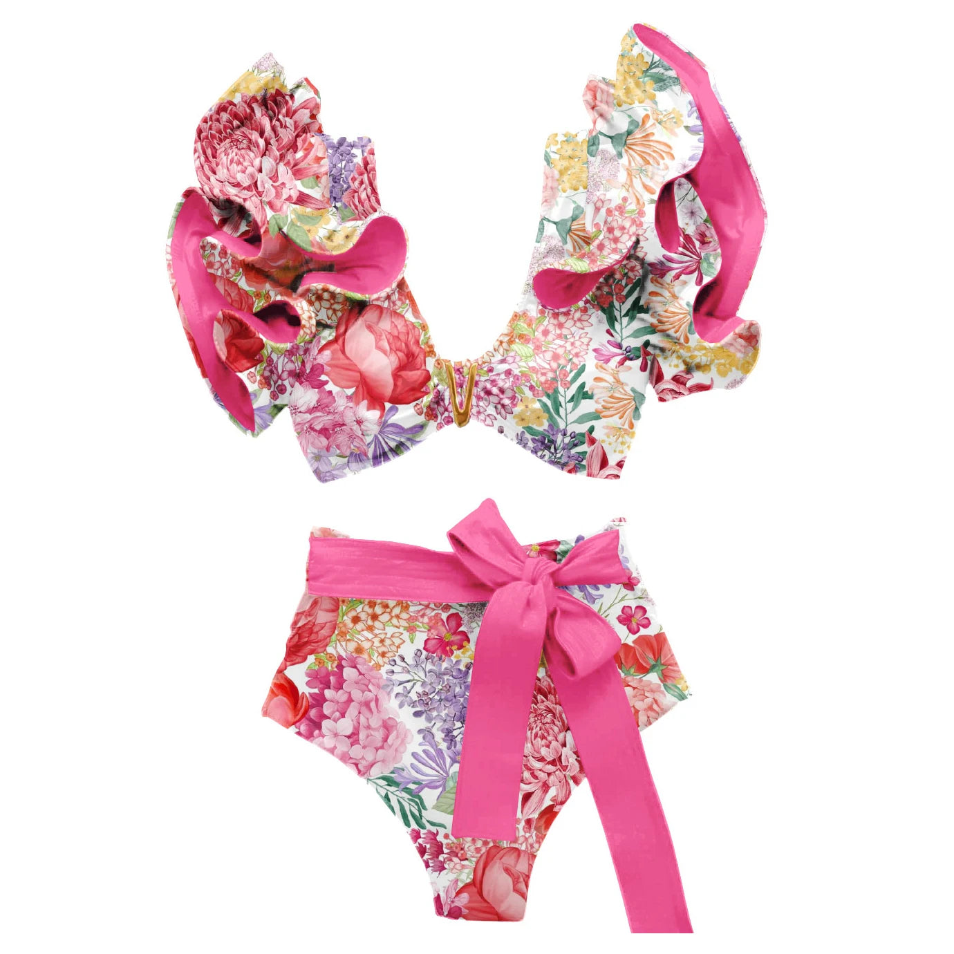Vintage Inspired Bathing Suit with a Contemporary Edge