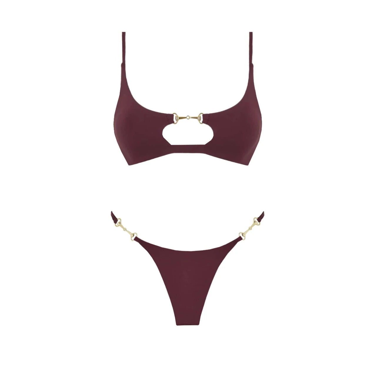 Classic Vintage Bikini with a Flattering Fit