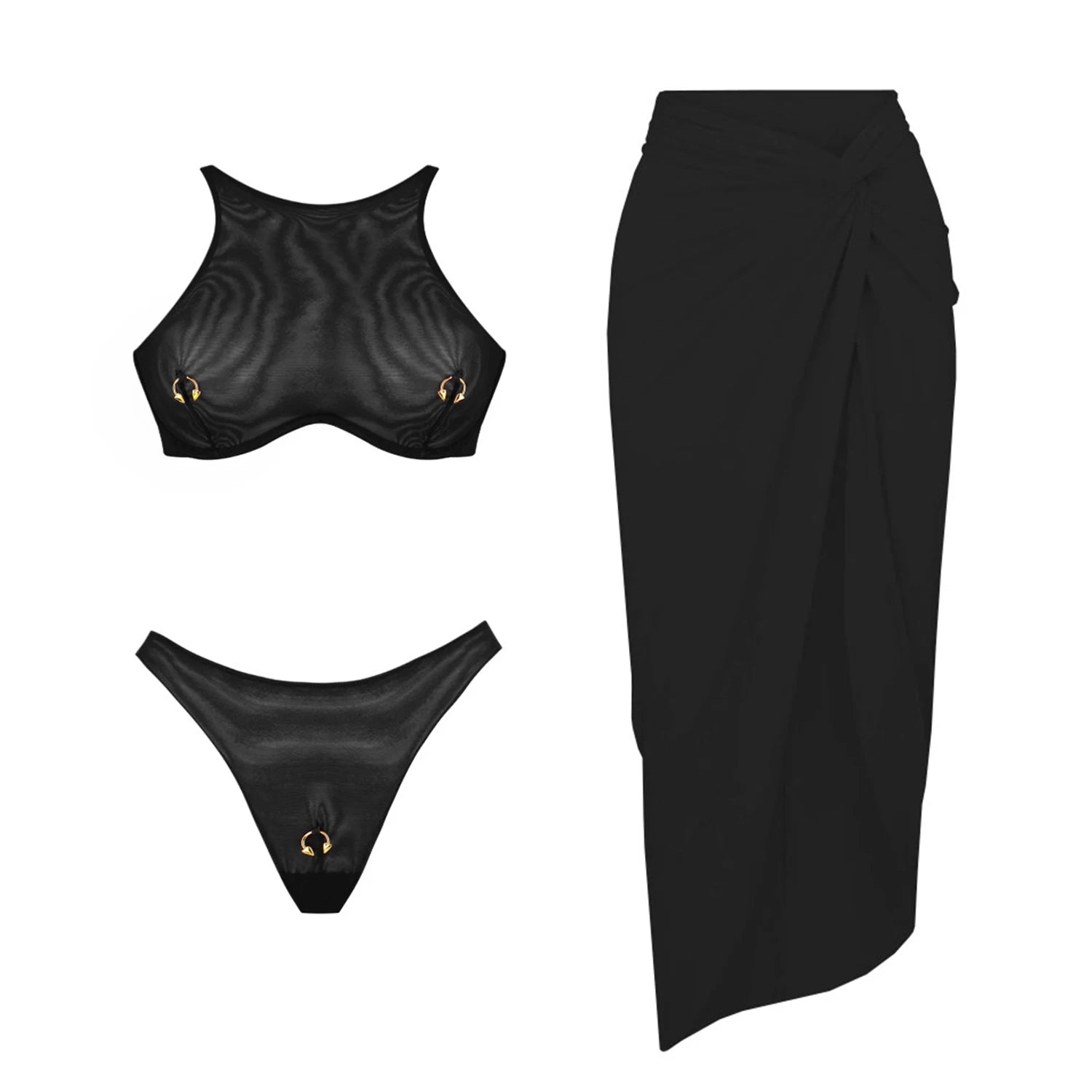 Vintage Inspired Bathing Suit with a Contemporary Edge
