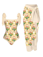 Casually Elegant Swimsuit with a Refined Edge