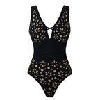 Subtly Elegant Bathing Suit with a Refined Vintage Look