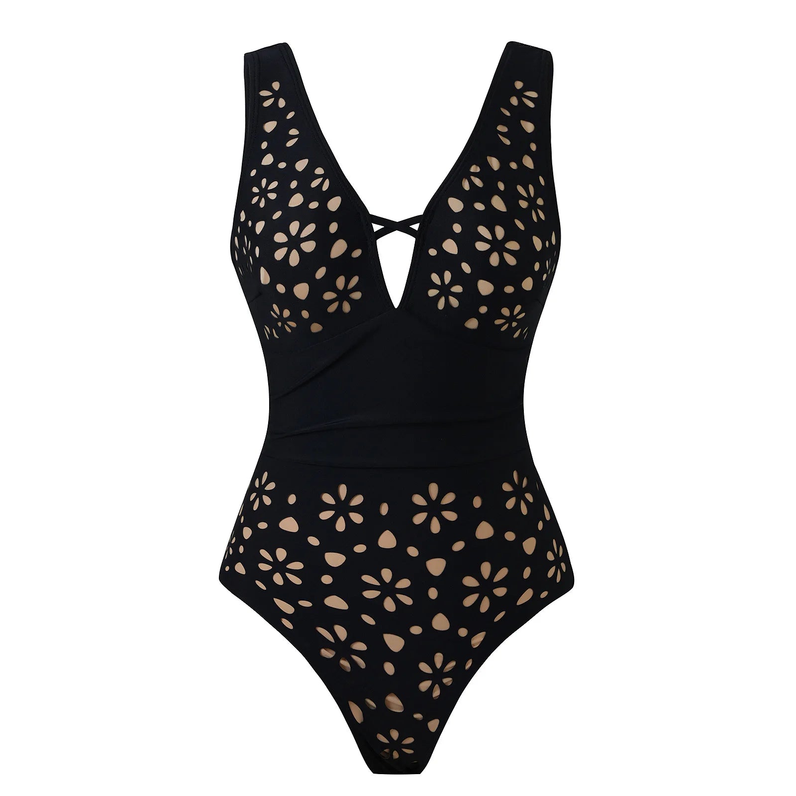 Subtly Elegant Bathing Suit with a Refined Vintage Look