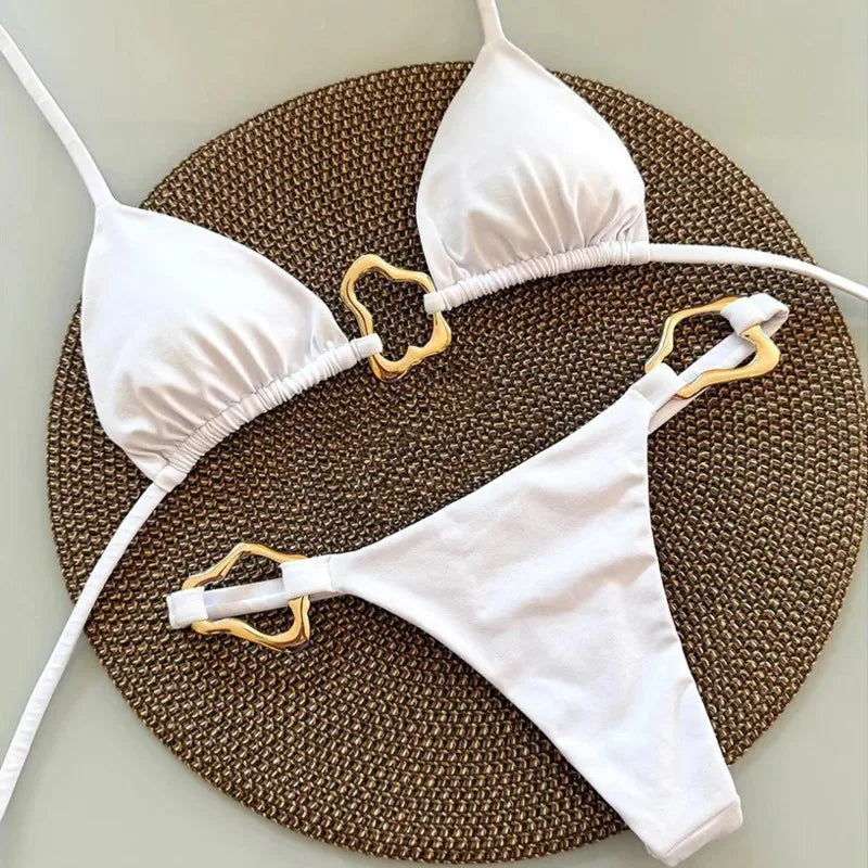 Casually Elegant Bathing Suit with a Refined Edge