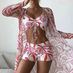 Subtly Elegant Bathing Suit with a Refined Vintage Look