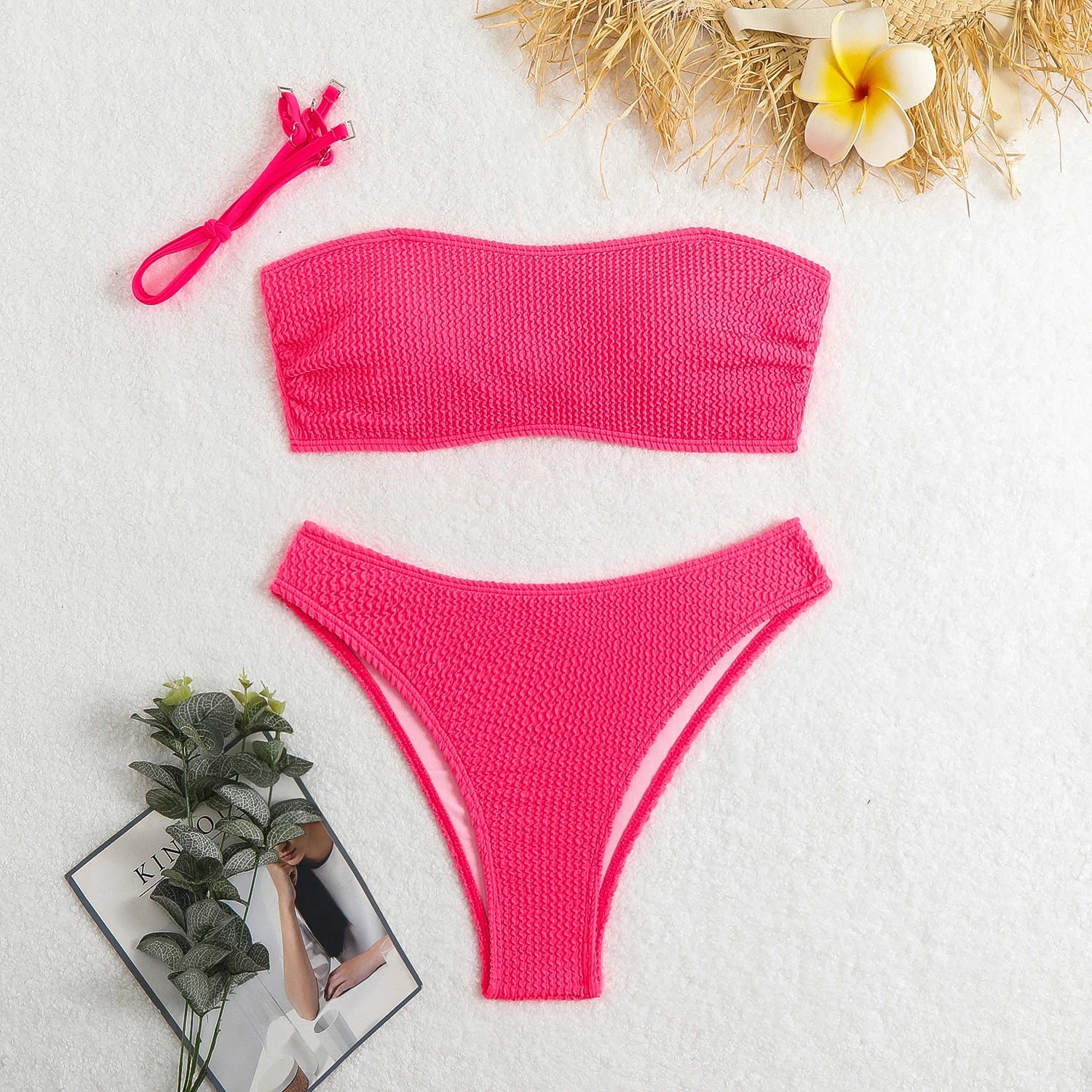 Subtly Elegant Bikini with a Refined Vintage Look