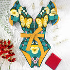 Effortlessly Elegant Bathing Suit with a Timeless Design