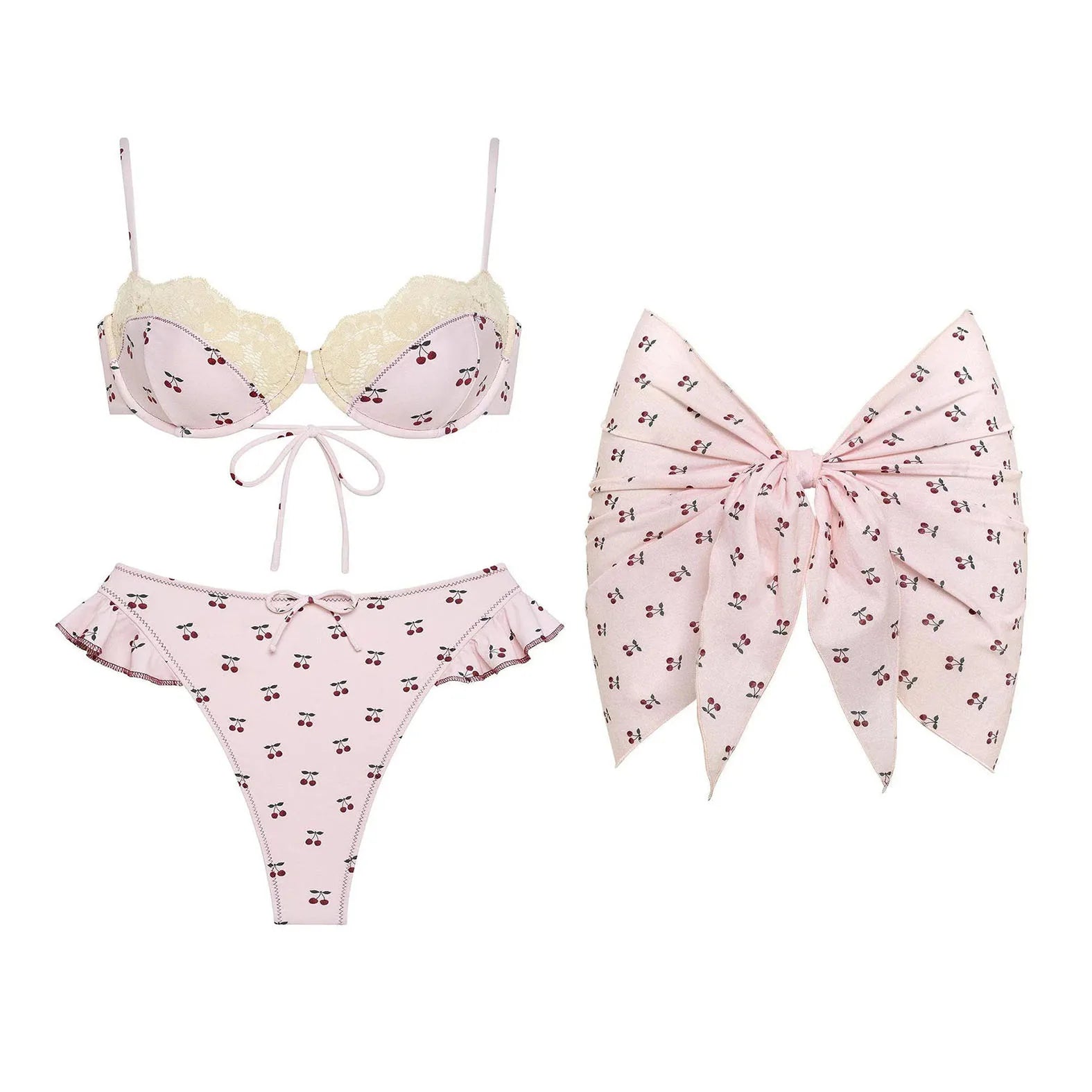 Beautifully Finished Bathing Suit in a Timeless Design