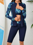 Casually Elegant Swimsuit with a Refined Edge