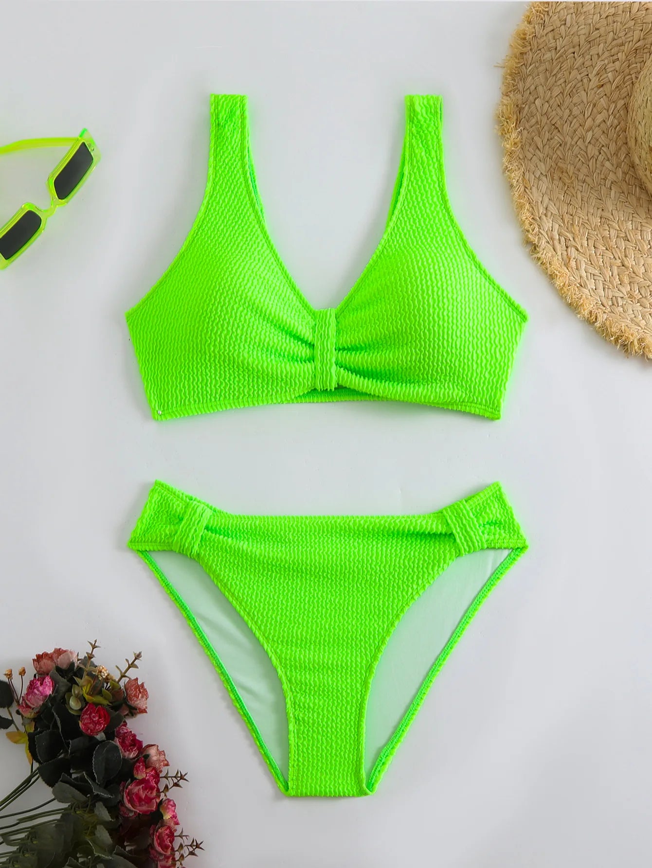 Vintage Inspired Bathing Suit with a Contemporary Edge