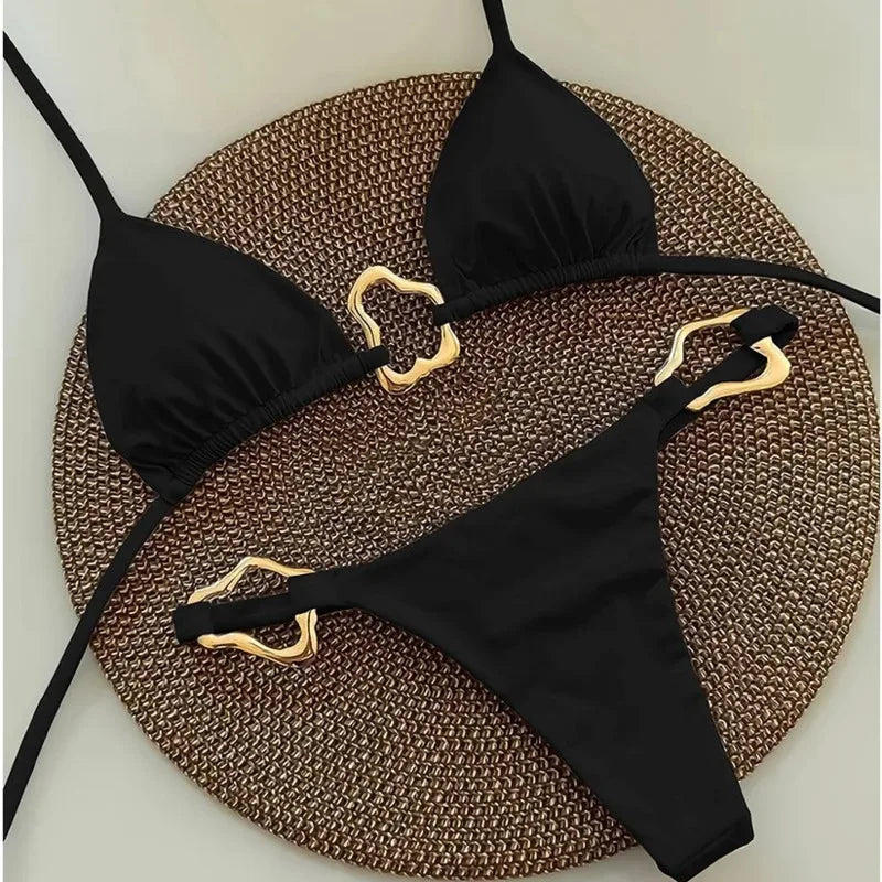 Casually Elegant Bathing Suit with a Refined Edge